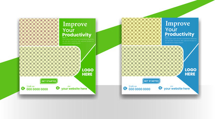 Modern Social Media post Template Design.