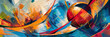 abstract soccer background