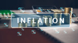 Fototapeta Nowy Jork -  virtual screen and selecting inflation