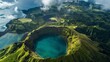 Scenic Landscape of the Azores Islands Generative AI