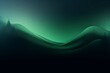Abstract black and green gradient background with blur effect, northern lights
