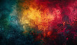 Abstract painting mixes many colors and textures for backgrounds and wallpapers  