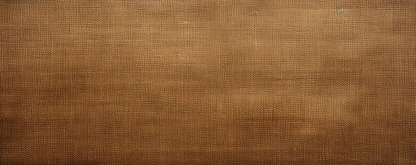 Wall Mural - Brown canvas texture background, top view. Simple and clean wallpaper with copy space area for text or design