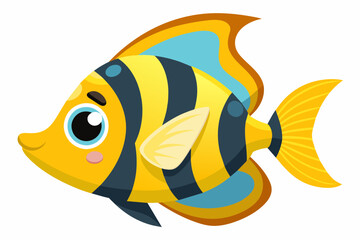 butterflyfish vector illustration