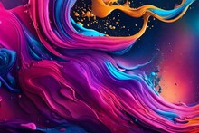 Abstract Background With Stars
