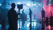 Silhouetted Shoot: Director Shapes the Scene