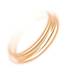 Wall Mural - abstract yellow ring light effect