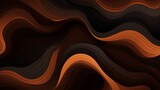 Fototapeta Uliczki - Abstract geometric wallpaper abstract pattern, dark brown and dark orange