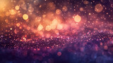 Fototapeta Sypialnia -  Grunge style glitter background with bright, abstract lights.AI generated Illustration.