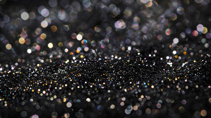 Wall Mural - Abstract blur gold bokeh background.	