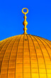 Golden Dome of Rock Islamic Mosque Jerusalem Israel