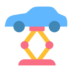 Poster - Car Jack Icon