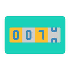 Poster - Odometer Icon