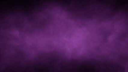 Sticker - abstract loop dark violet colored smoke animation background.