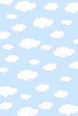 seamless background with clouds