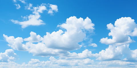 Wall Mural - blue sky with white cloud background. white cloud with blue sky background.