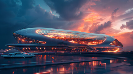 Wall Mural - the most luxurious sports stadium