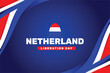 Netherland Liberation Day Background Design Nationalism