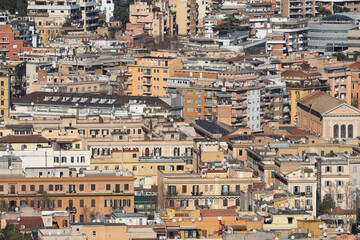 Wall Mural - Rome city center urban landscape. World heritage. Streets and facades
