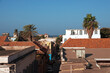 The panoramic view of Saint-Louis, Senegal, West Africa