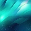 Abstract teal and green gradient background with blur effect, northern lights. Minimal gradient texture for banner design. Vector illustration
