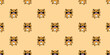 cat seamless pattern kitten running vector calico walking neko munchkin pet cartoon doodle tile background gift wrapping paper repeat wallpaper illustration isolated design