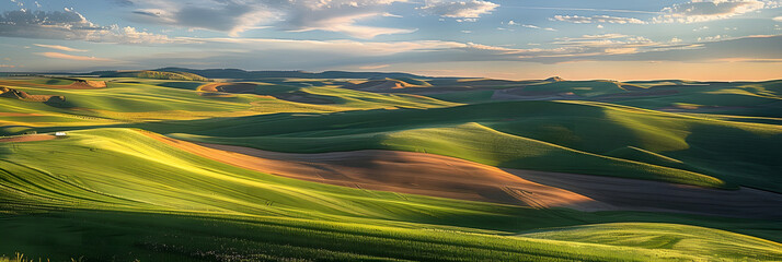 Wall Mural -  rolling landscape, Steptoe Butte State Park, Washington State, USA