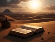 bible on desert