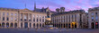 Beautiful Evening Panorama of Place Royale in Reims - France