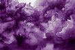 deep purple water-colour mixing with resulting cloud and turbulence
