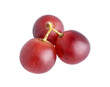 Red grape fruit isolated on transparent background. PNG format