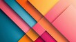 Vibrant colorful geometric background. Bright abstract design. Dynamic and modern concept.