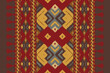 © Mr.T - Ethnic abstract ikat art. Seamless pattern in tribal, folk embroidery, and Mexican style. Aztec geometric art ornament print.Design for carpet, wallpaper, clothing, wrapping, fabric, cover, textile
