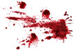 blood stains cut out isolated, cut-out clipping path PNG