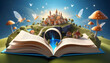 World Book Day open book illustration fairies 4