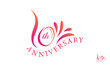 10th Anniversary Colorful Logo Design Template.	