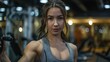 © Intelligent Horizons - Determined Fitness Enthusiast Captures Gym Selfie Showcasing Workout Progress and Healthy Lifestyle