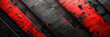 Abstract background with red and black diagonal stripes in the style of metal texture. Created with Ai