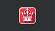 King icon from Award Buttons OverColor Set. Icon 