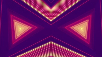 Poster - LED light strips on a purple background. 3d rendering loop animation 4K
