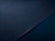 Navy Blue background with dark navy blue paper on the right side, minimalistic background, copy space concept, top view, flat lay