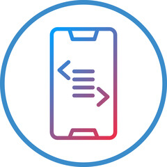 Wall Mural - vector design smartphone coding icon style