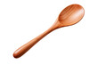 A Solo Symphony: The Wooden Spoons Ode to Simplicity. On a White or Clear Surface PNG Transparent Background.