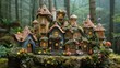 Fairy Tale Scenes: Create whimsical scenes reminiscent of fairy tales, with castles, enchanted forests, and magical creatures. 