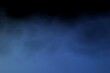 © Jesse - Blue smoke vapor mist cloud on black background abstract modern transparent gradient