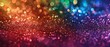 Festive celebration holiday christmas, new year, new year's eve background banner template - Abstract rainbow colors colorful glitter particle sequins bokeh lights texture, de-focused