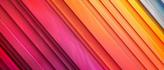 Poster - Abstract texture rainbow colors background banner panorama long with 3d geometric striped lines gradient shapes for website, business, print design template paper pattern, defocused blur, de-focused