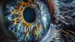Abstract Macro: An extreme close-up of a human eye