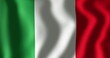 Image of waving flag of italy