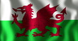 Image of waving flag of wales